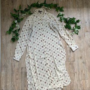 Long long button down